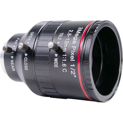 AIDA Imaging CS Mount Lente Varifocal 3MP 2.8-12mm F1.4 Manual