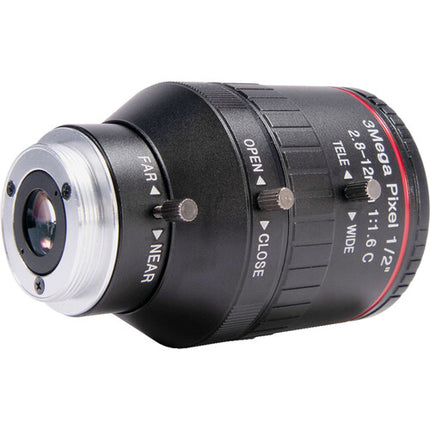 AIDA Imaging CS Mount Lente Varifocal 3MP 2.8-12mm F1.4 Manual