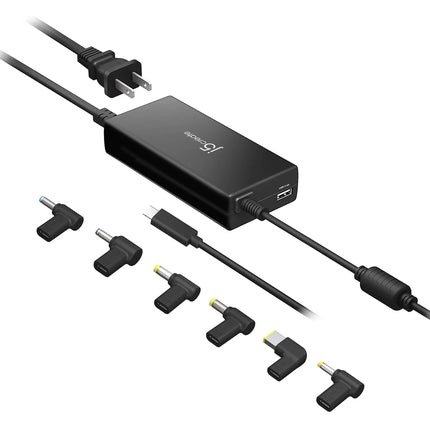 j5create 100W PD USB-C Súper Cargador con 6 conectores DC y puerto USB-A