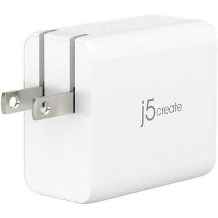 j5create 65W GaN Cargador de Pared USB 1 USB-A 2 USB-C PD 3.0 QC 3.0