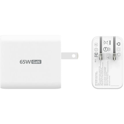 j5create 65W GaN Cargador de Pared USB 1 USB-A 2 USB-C PD 3.0 QC 3.0