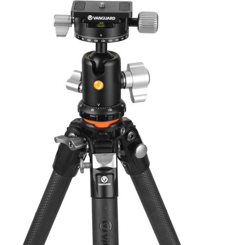 Vanguard VEO 5 234C trípode de fibra de carbono 4 secciones 63.8 pulgadas altura máxima con cabezal de bola BH-110S