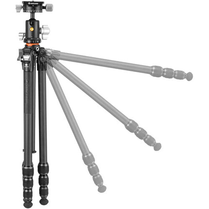 Vanguard VEO 5 234C trípode de fibra de carbono 4 secciones 63.8 pulgadas altura máxima con cabezal de bola BH-110S