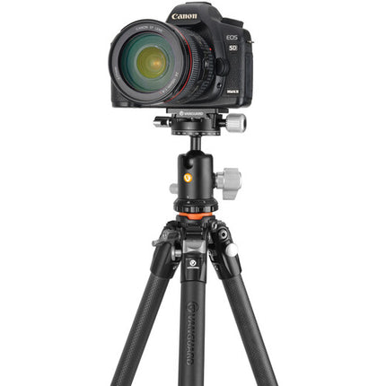 Vanguard VEO 5 234C trípode de fibra de carbono 4 secciones 63.8 pulgadas altura máxima con cabezal de bola BH-110S