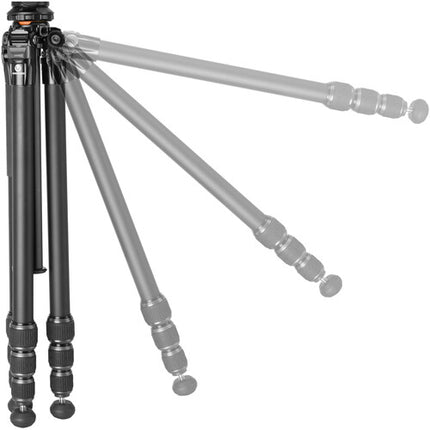Vanguard VEO 5 264A Trípode de Aluminio 67 Pulgadas con Cabezal BH-160S