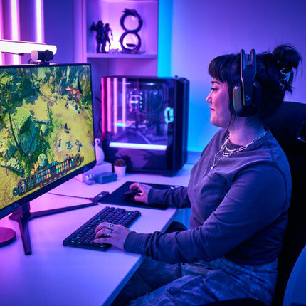 Logitech G G515 TKL Teclado Mecánico Gaming Inalámbrico RGB 36h Batería USB Extensor