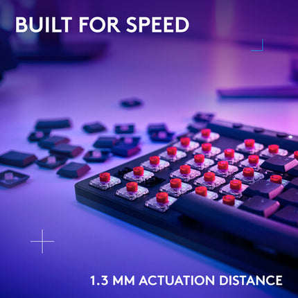 Logitech G G515 Teclado mecánico inalámbrico TKL RGB GL Linear 36 horas batería