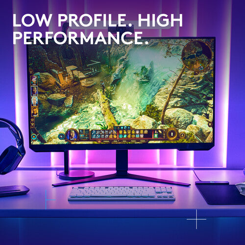 Logitech G G515 LIGHTSPEED Teclado Mecánico Gaming Inalámbrico TKL Blanco GL Linear 36h Batería RGB