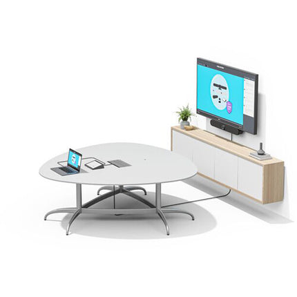 Logitech Rally Bar Mini Kit de videoconferencia 4K con controlador táctil y micrófono modular para salas pequeñas