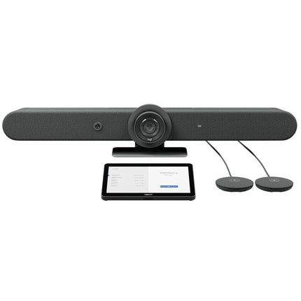 Logitech Rally Bar Kit para Salas Medianas Video 4K 10.1" Touch