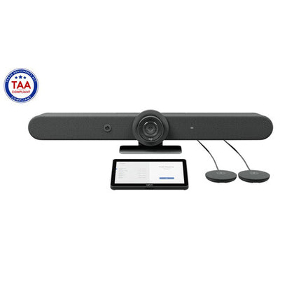 Logitech Rally Bar Kit para Salas Medianas Video 4K 10.1" Touch