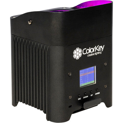 ColorKey AirPar HEX 4 Uplights inalámbricos batería 12W 25° 8 unidades
