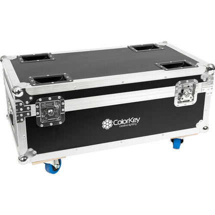 ColorKey AirPar HEX 4 Uplights inalámbricos batería 12W 25° 8 unidades