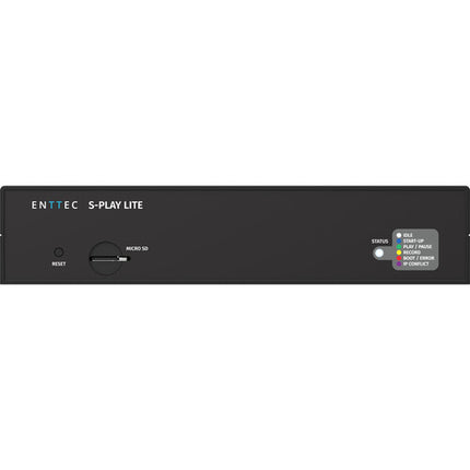 ENTTEC S-Play LITE Controlador DMX 16 Universos 8GB Memoria Pack Completo