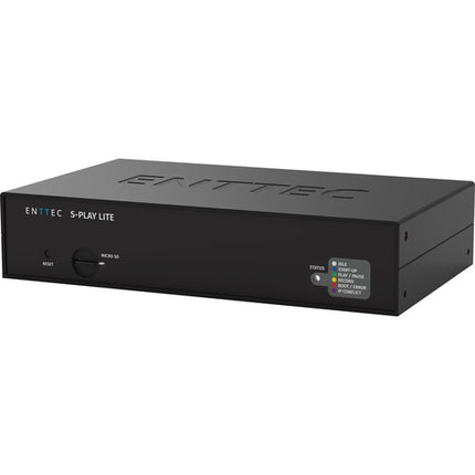 ENTTEC S-Play LITE Controlador DMX 16 Universos 8GB Memoria Pack Completo