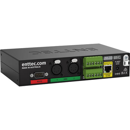 ENTTEC S-Play LITE Controlador DMX 16 Universos 8GB Memoria Pack Completo
