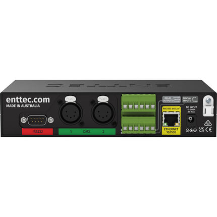 ENTTEC S-Play LITE Controlador DMX 16 Universos 8GB Memoria Pack Completo