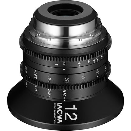 Venus Optics Laowa 12mm T2.9 Zero-D Lente Cine Sony E 122° Ángulo 7" Enfoque