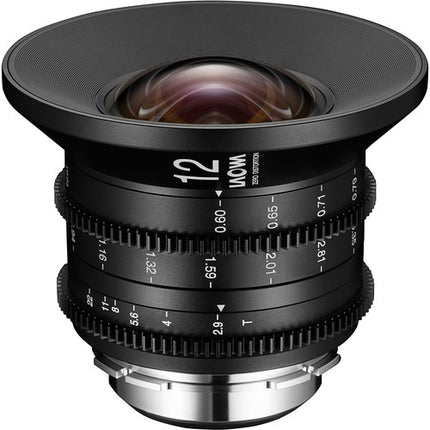 Venus Optics Laowa 12mm T2.9 Zero-D Lente Cine Sony E 122° Ángulo 7" Enfoque