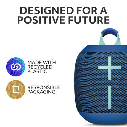 Ultimate Ears WONDERBOOM 4 Altavoz Bluetooth Azul 14 Horas Batería 131 Pies Alcance