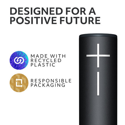 Ultimate Ears BOOM 4 Altavoz Bluetooth inalámbrico negro 15 horas batería 147 pies alcance