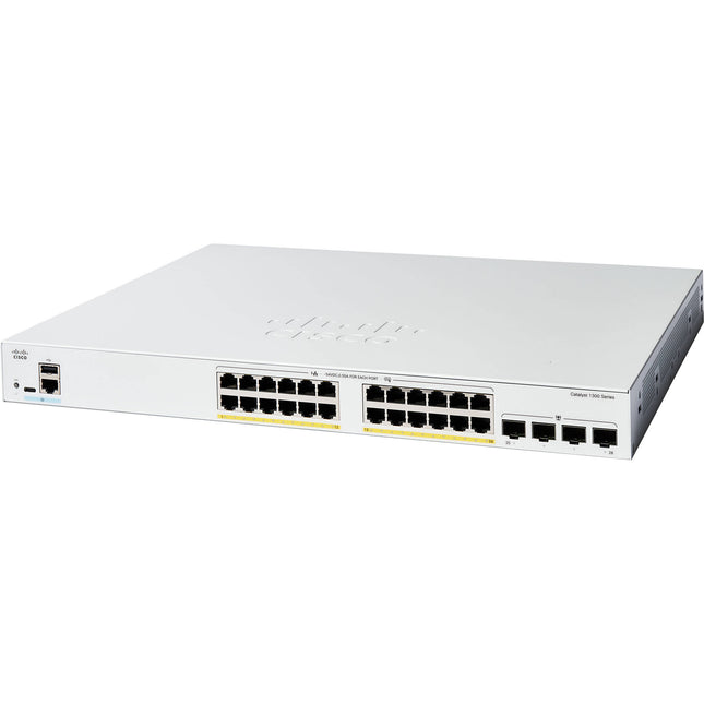 Cisco Catalyst C1300-24FP-4G Switch de Red Gestionado 24 Puertos PoE+ 370W