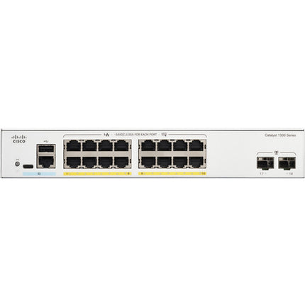 Cisco Catalyst C1300-16P-2G Switch de Red Gestionado 16 Puertos 120W PoE+