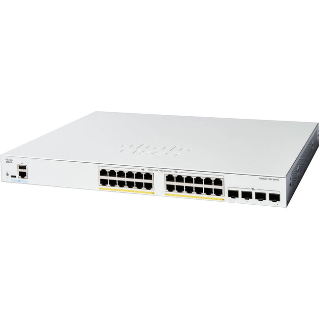 Cisco Catalyst C1300-24FP-4X Switch de Red Gestionado 24 Puertos PoE+ 375W 128Gbps
