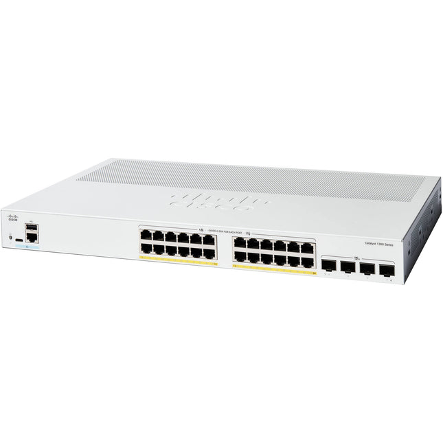 Cisco Catalyst C1300-24P-4X Switch Gestionado 24 Puertos PoE+ 195W 4 Puertos 10G SFP Rack