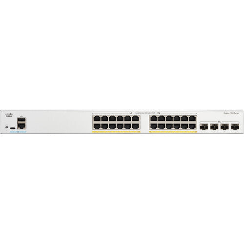 Cisco Catalyst C1300-24P-4X Switch Gestionado 24 Puertos PoE+ 195W 4 Puertos 10G SFP Rack