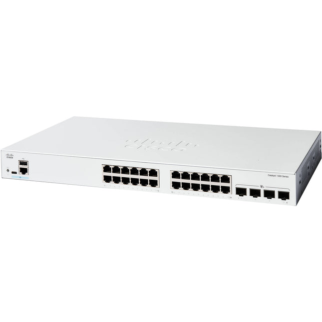 Cisco Catalyst C1300-24T-4X Switch de Red Gestionado 24 Puertos Gigabit 4 Puertos 10G SFP+ 128 Gb/s