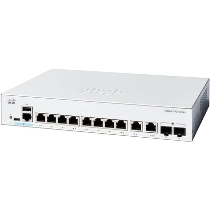 Cisco Catalyst C1300-8T-E-2G Switch de Red Gestionado 8 Puertos Gigabit 20 Gb/s Cable de Alimentación