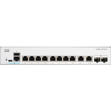 Cisco Catalyst C1300-8T-E-2G Switch de Red Gestionado 8 Puertos Gigabit 20 Gb/s Cable de Alimentación