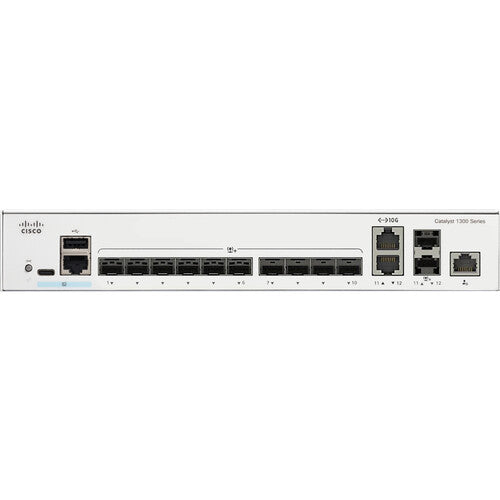 Cisco Catalyst C1300-8MGP-2X Switch de Red Gestionado 8 Puertos Multi-Gig PoE+ 120W Rack