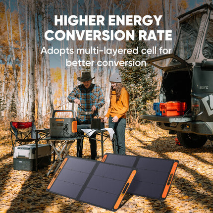 Jackery SolarSaga 100W Panel Solar Bifacial Monocristalino IP68 Foldable