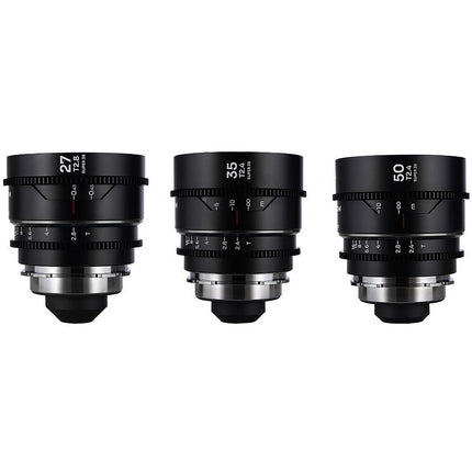Venus Optics Laowa Nanomorph S35 Juego de 3 Lentes Anamórficos 27 35 50mm con Estuche Rígido