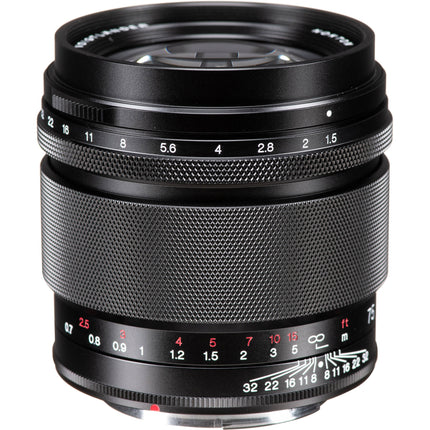 Voigtlander Nokton 75mm f1.5 Objetivo Manual Full-Frame con Parasol Metálico