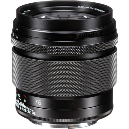 Voigtlander Nokton 75mm f1.5 Objetivo Manual Full-Frame con Parasol Metálico