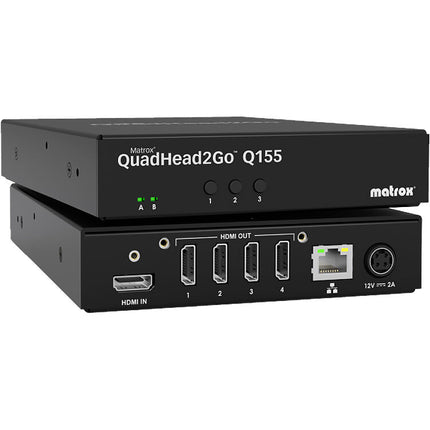 Matrox QuadHead2Go Q155 Controlador Multi Monitor 2x2 4x HDMI UHD 4K60