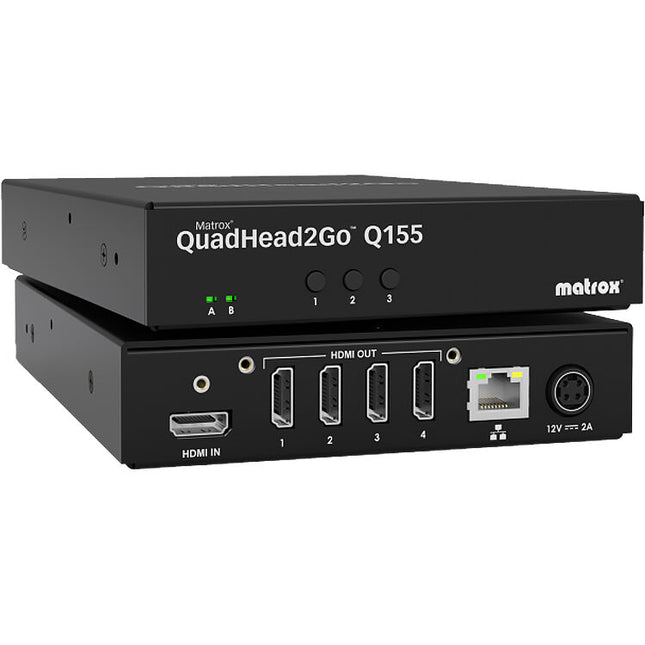 Matrox QuadHead2Go Q155 Controlador Multi Monitor 2x2 4x HDMI UHD 4K60