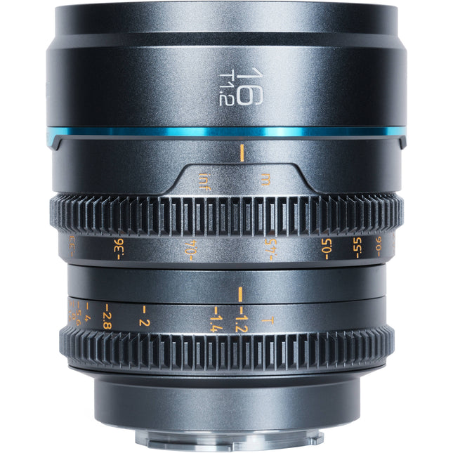 Sirui Night Walker 16mm T1.2 S35 Lente de Cine Apertura T1.2 270° Enfoque
