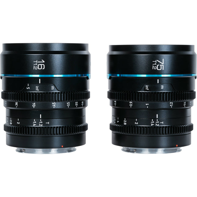 Sirui Night Walker T1.2 S35 Set de 2 Lentes Cine 16 y 75mm con Estuche rígido