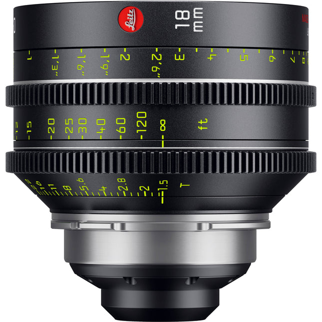 Leitz Cine HUGO 18mm T1.5 Lente de Cine ARRI LPL 35mm Full Frame 8.7" Distancia mínima de enfoque