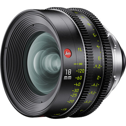 Leitz Cine HUGO 18mm T1.5 Lente de Cine ARRI LPL 35mm Full Frame 8.7" Distancia mínima de enfoque