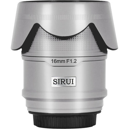 Sirui Sniper 16mm f/1.2 Lente Gran Angular Rápido Autofocus Sony E Plata