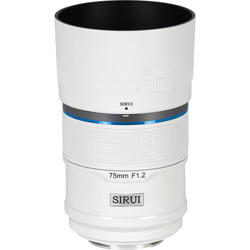 Sirui Sniper 75mm f/1.2 objetivo telefoto con autofocus para Sony E blanco