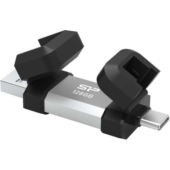 Silicon Power Mobile C51 USB 3.2 Gen 1 Memoria USB 128GB 120MBs Plata