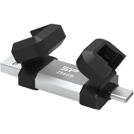 Silicon Power 256GB Mobile C51 USB 3.2 Gen 1 Unidad Flash Plata 200 MB/s