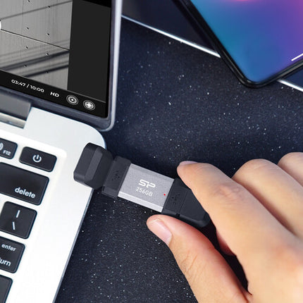Silicon Power Mobile C51 64GB USB 3.2 Gen 1 Memoria Flash Plata