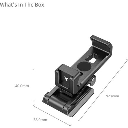 SmallRig Metal Soporte para Teléfono Ancho 2.2-3.5" con Arca-Swiss